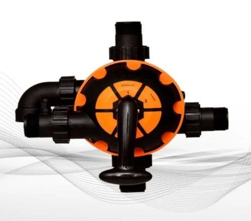 Black High Pressure PVC Multi Port Valve, for Industrial