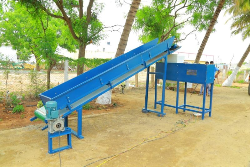 Electric Dry Waste Shredder, for Industrial Use, Automation Grade : Semi Automatic