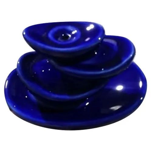 Blue Smoke Fountain Incense Holder, for Home Decor, Size : 10x10x5cm