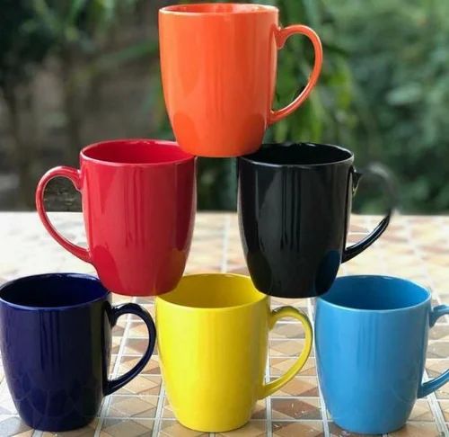 Multicolor Ceramic Coffee Mug, Size : 5 Inch