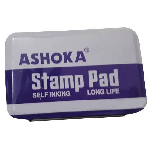 Ashoka Stamp Pad, for Staintionery Use, Color : Blue