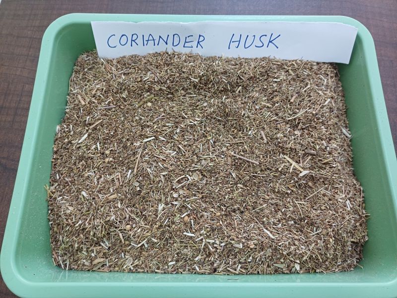 Natural Brown Coriander Husk, Grade Standard : Food Grade
