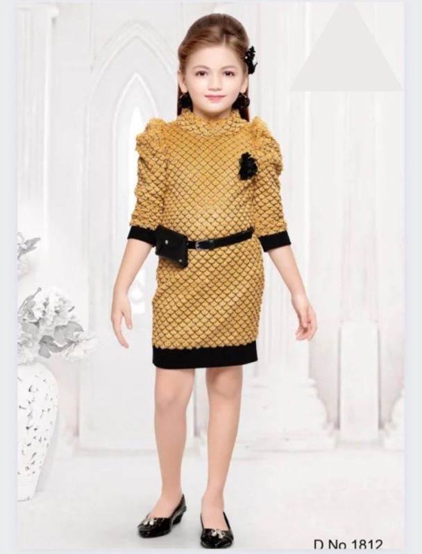 Girls western wear, Shell Material : Imported knitted