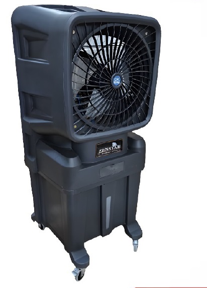 Black Zenstar Z-Com-18 Plastic Air Cooler, for Industrial, Tank Capacity : 100 Ltr