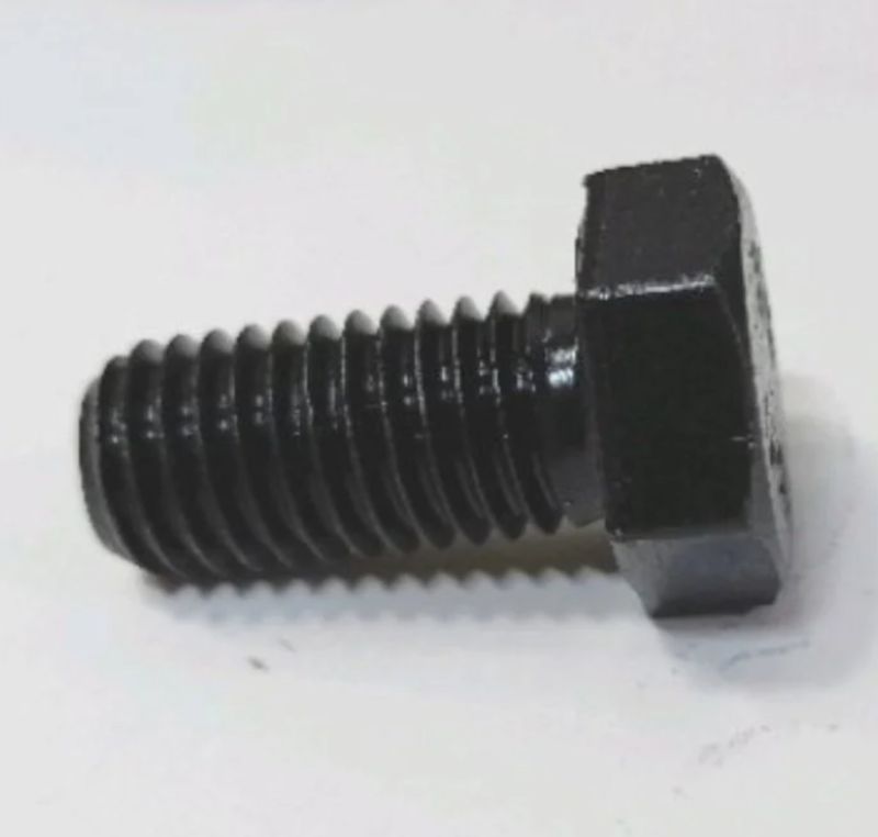 Black Mild Steel Hex Bolt, for Fittings, Automotive Industry, Automobiles, Size : 45-60mm
