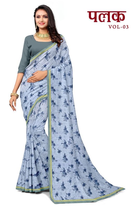 Palak Vol 03 Reniyal Saree, Speciality : Easy Wash, Dry Cleaning, Anti-Wrinkle, Shrink-Resistant