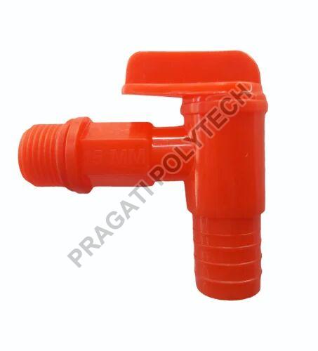 Red Plastic PP T Cock Tap, for Kitchen, Bathroom, Feature : Leak Proof, Fine Finished, Durable