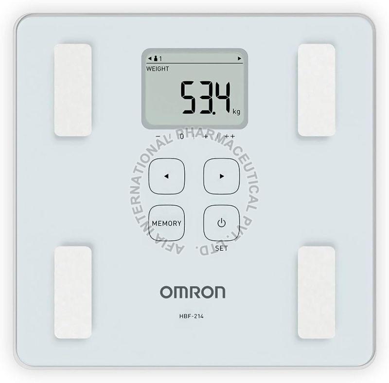 Black 110V 0-100W Omron HBF 214 Body Composition Monitor, Display Type : Analogue, Digital