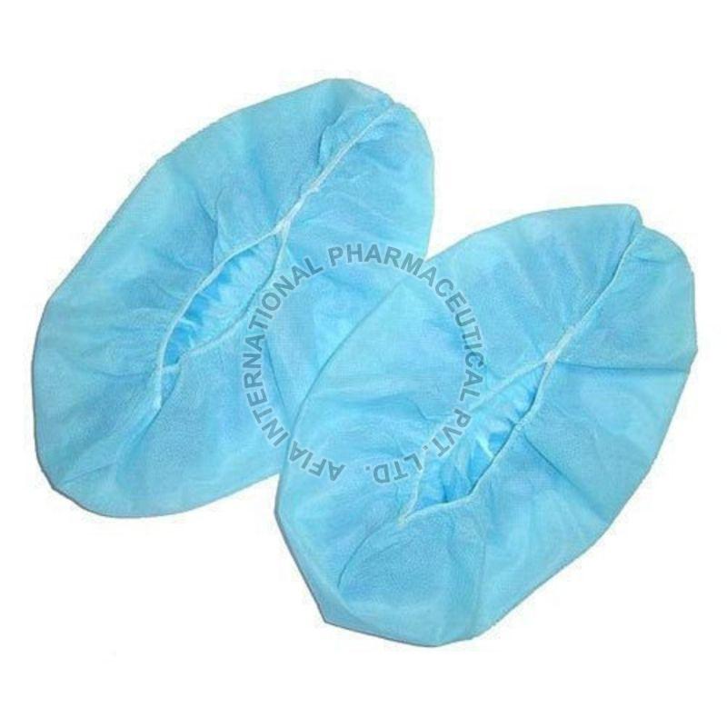 Blue Non Woven Plain Shoe Cover, for Hospital, Clinical, Size : Standard