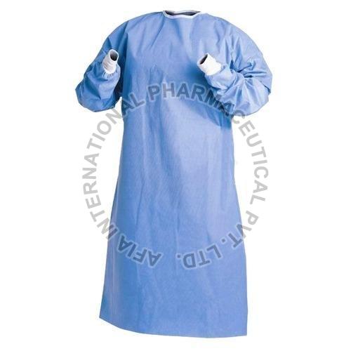 Full Sleeve 3 Layer SMS Surgeon Gown, for Surgical, Hospital, Clinic, Size : XL, XXL, Free Size