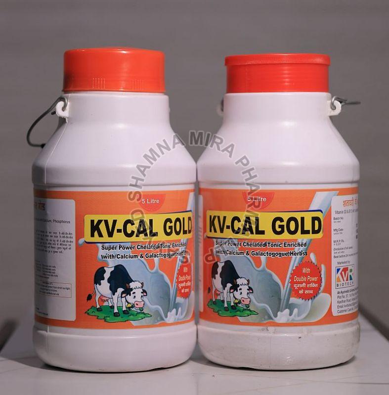 1 Litre Kv-cal Gold Chelated Calcium Suspension