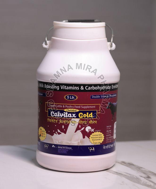 5 Litre Calvitax Gold Cattle & Poultry Feed Supplement