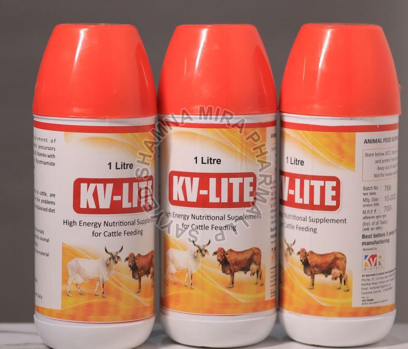KV-Lite Cattle Feed Supplement, Packaging Type : Bottle