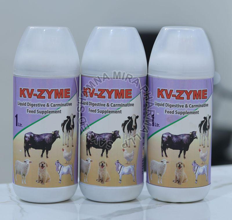 KV-Zyme Liquid Digestive & Carminative Feed Supplement