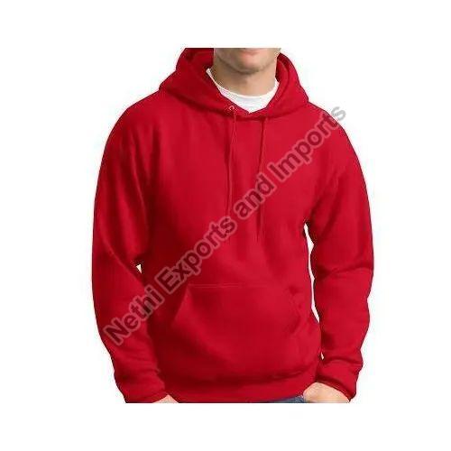 Plain Mens Hoodies, Size : XL