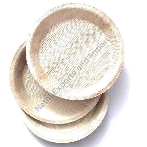 Round Areca Leaf Plates, for Serving Food, Size : 6-12 Inch