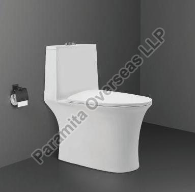 White OPC 01 One Piece Closet, for Toilet Use, Feature : With PP Seat Cover