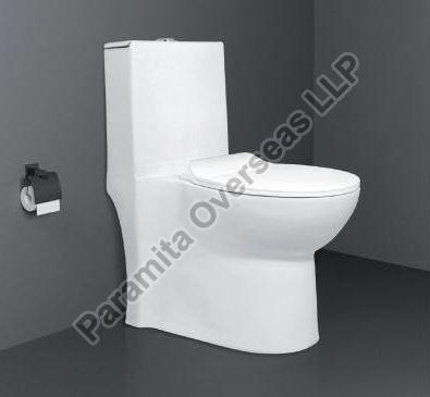 White OPC 07 One Piece Closet, for Toilet Use, Feature : With PP Seat Cover