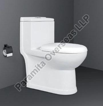 White OPC 17 One Piece Closet, for Toilet Use, Feature : With PP Seat Cover, With UF Seat Cover