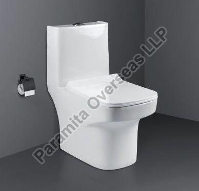 White OPC 23 One Piece Closet, for Toilet Use, Feature : With PP Seat Cover, With UF Seat Cover