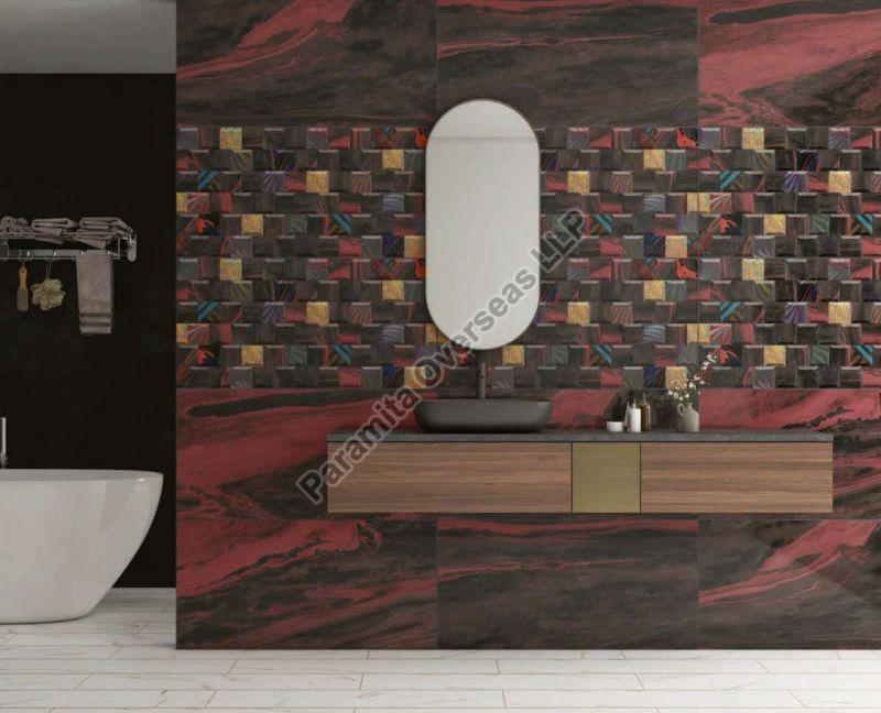 Setelite Pink Ceramic Digital Wall Tiles