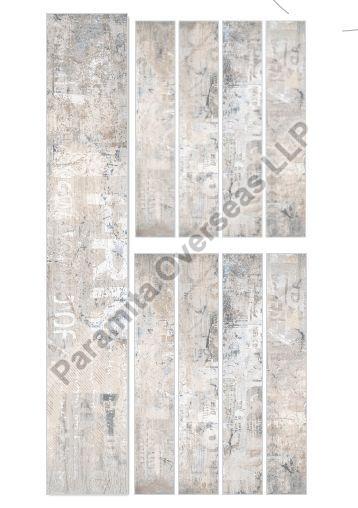 Wood Grey Wooden Strip Ceramic Tiles, Size : 200x1200 mm