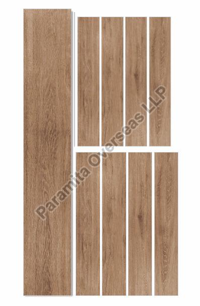 Wood Honey Wooden Strip Ceramic Tiles, for Hotels, Bar-Restaurants, House, Shops, Size : 200x1200 Mm