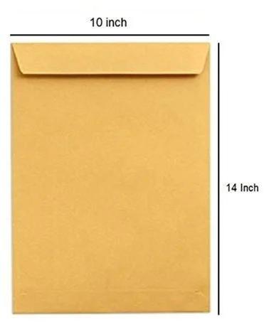 Yellow Laminated Paper Envelope