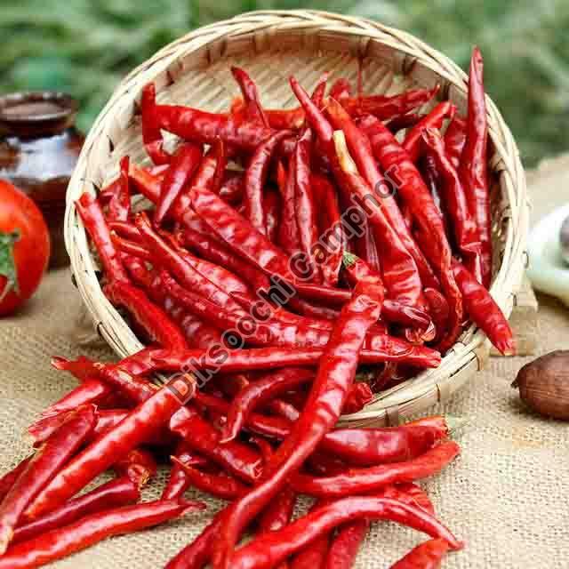 Natural Guntur Dry Red Chilli, for Spices, Grade Standard : Food Grade