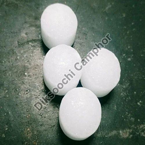 White Round Camphor Tablet, for Worship, Packaging Type : Plastic Packet