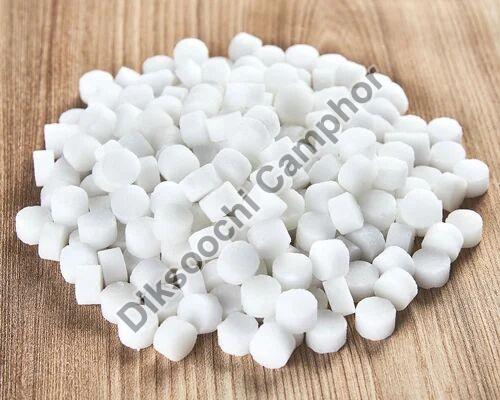 Round White Pooja Camphor Tablet, for Worship, Packaging Type : Plastic Packet