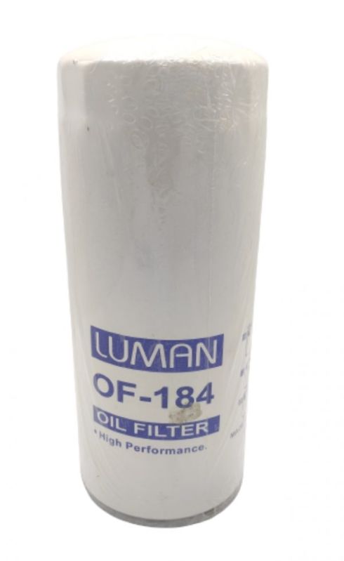 White Luman OF-184 Lube Oil Filter, Packaging Type : Corrugated Box