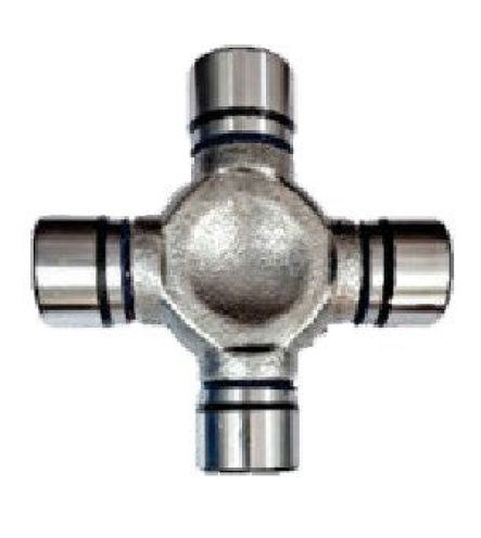 Silver Mild Steel UJC-008 Universal Joint Cross, for Connecting Rigid Rods, Size : 126.10 X 34.91mm