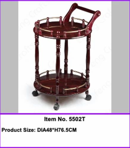5502T Wooden Serving Trolley, Feature : Easily Cleaned, Easy Moveable