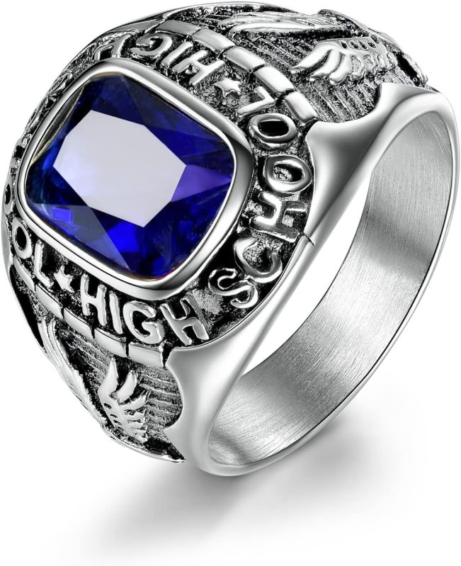 Mens Blue Sapphire Gemstones RIng, Size : Multisizes