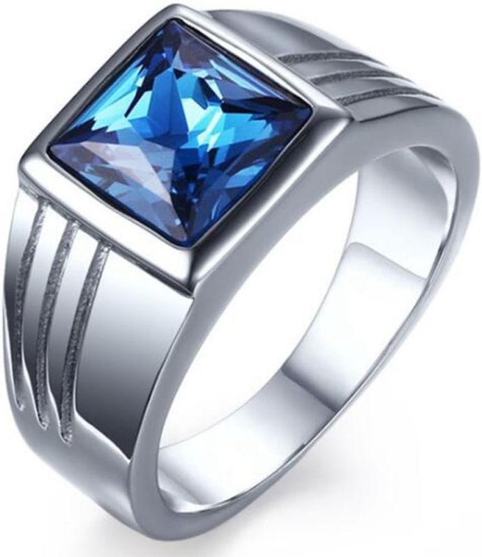 Mens Blue Sapphire Rings