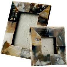 Multicolor Rectangular Horn Inlay Photo Frame, for Home Decor, Speciality : Stylish Look, Handcrafted