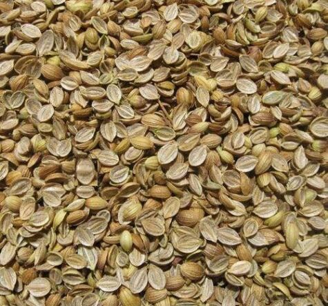 Dried Brown Split Coriander Seeds