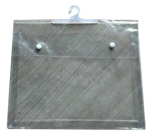 Transparent PVC T Shirt Packaging Hanger Bag