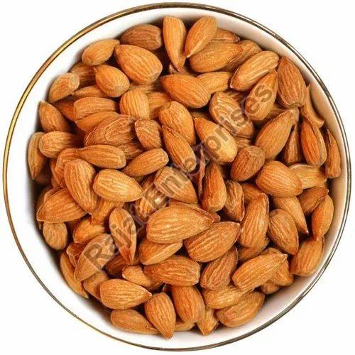 Natural Kashmiri Almond Nuts, for Sweet Dishes, Direct Consumption, Packaging Type : Paper Box