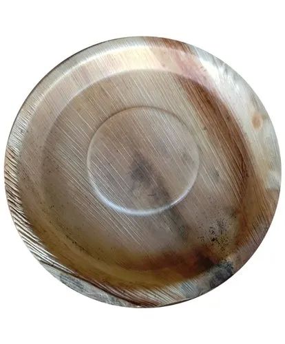 12 inch round areca leaf plate