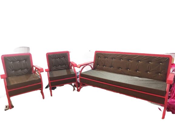 Polished Iron Sofa Set, for Home, Hotel, Office, Style : Modern