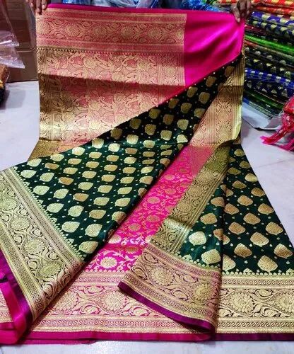 Banarasi Silk Saree, Feature : Anti-Wrinkle, Shrink-Resistant
