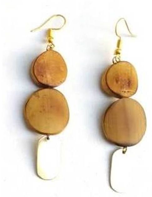 Plain Bamboo Earrings, Packaging Type : Plastic Packet