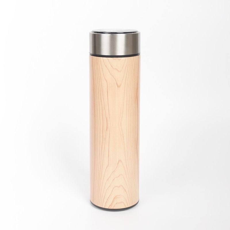 Plain Bamboo Flask Bottle, Feature : Attractive Look, Hard Structure