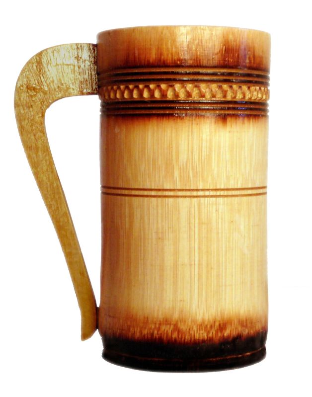 Bamboo Mug, Color : Creamy, Brown, Black