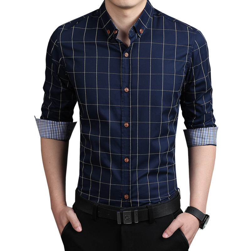 Full Sleeves Check Cotton Mens Casual Shirts, Feature : Anti-Shrink