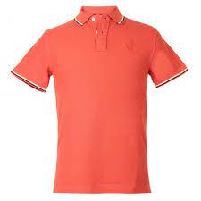 Half Sleeves Collar Neck Cotton Plain Mens Polo T-Shirts