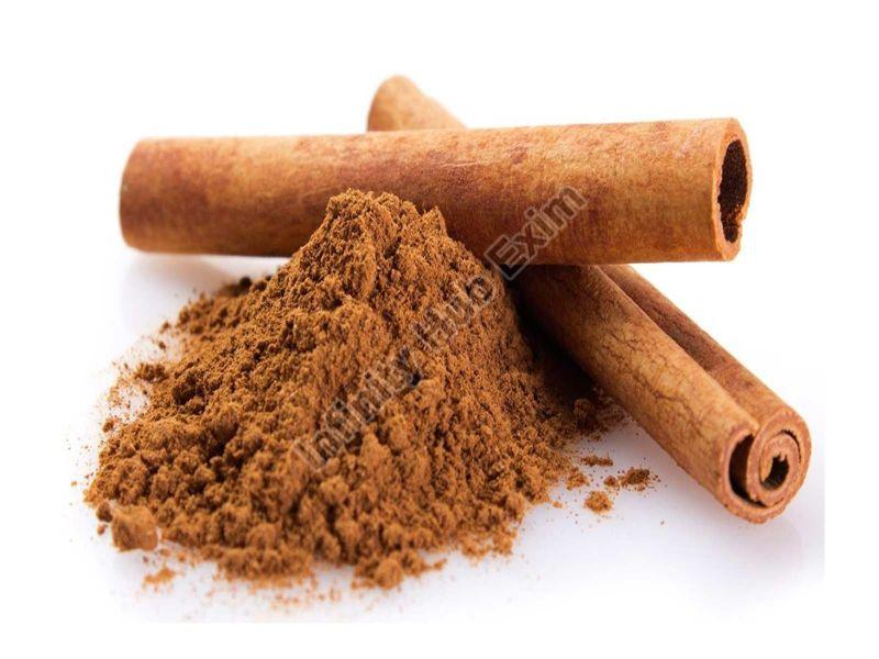 Dark Brown Natural Cinnamon Stick Powder, for Spices, Grade Standard : Food Grade