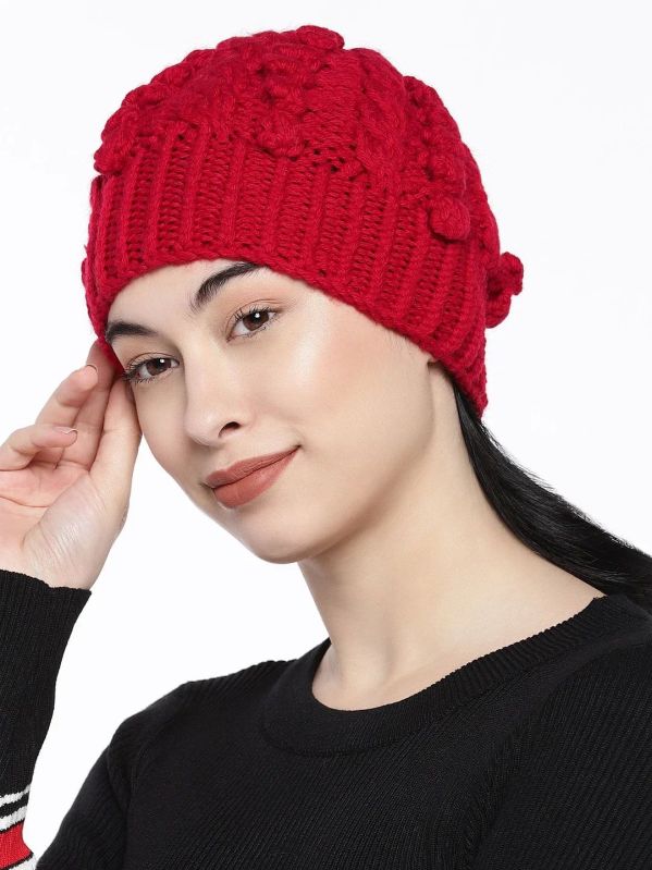 Ladies Woolen Cap, Feature : Comfortable, Easily Washable